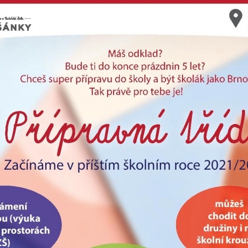 Informace k přípravné třídě