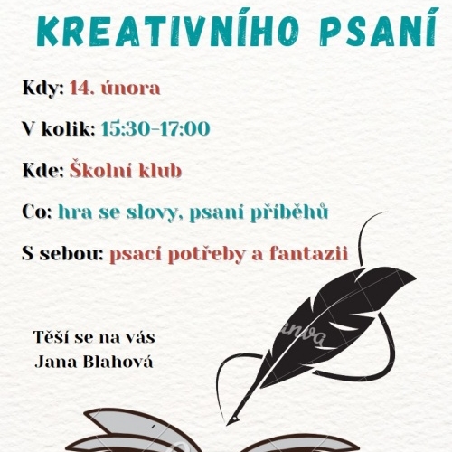 Workshop - Kurz kreativního psaní