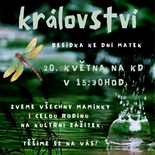 Besídka ke dni matek - Vodní království 