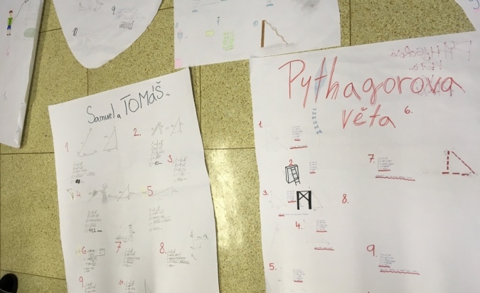 Projekt osmáků - Pythagorova věta kolem nás