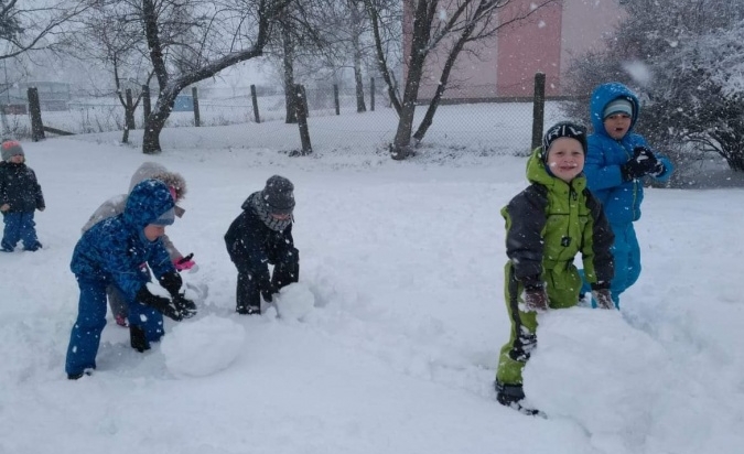 Leden ve školce