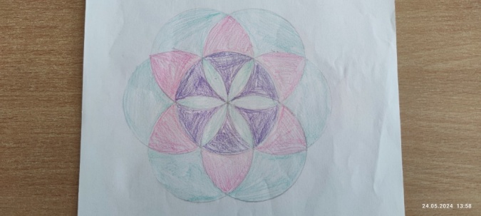 Rýsování geometrických květů