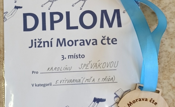 Literární a výtvarná soutěž- Jižní Morava čte