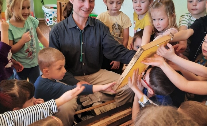 Návštěva pana včelaře 