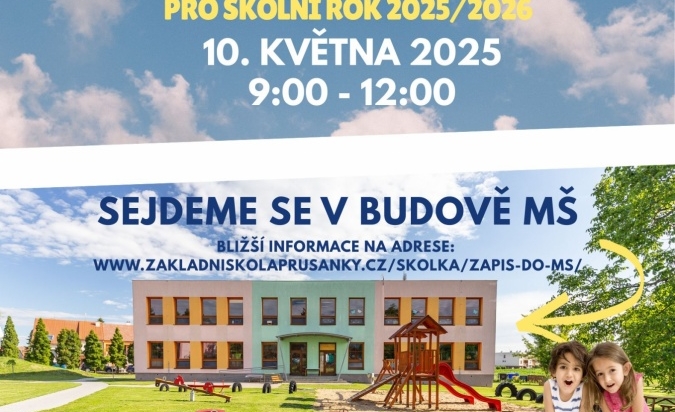 Zápis do MŠ 