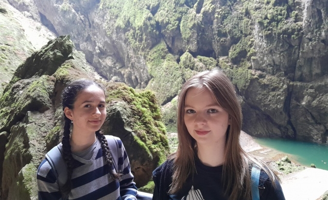 Výlet ke Dni Země - Moravský kras (8. A a 9. A)